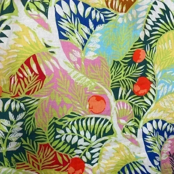 STAUD‎ Sandra Linen Dress Tropical Size 12 - Picture 13 of 14